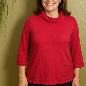 S New York and Company pink sweater